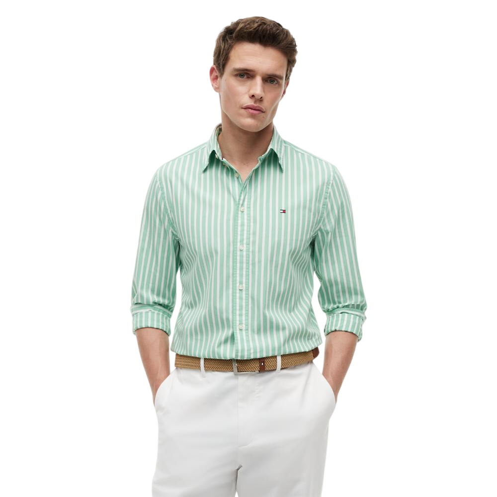 Tommy Hilfiger Flex Poplin Seasonal Stripe Shirt